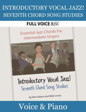 Package title and illustration of a jazz singer performing with a band